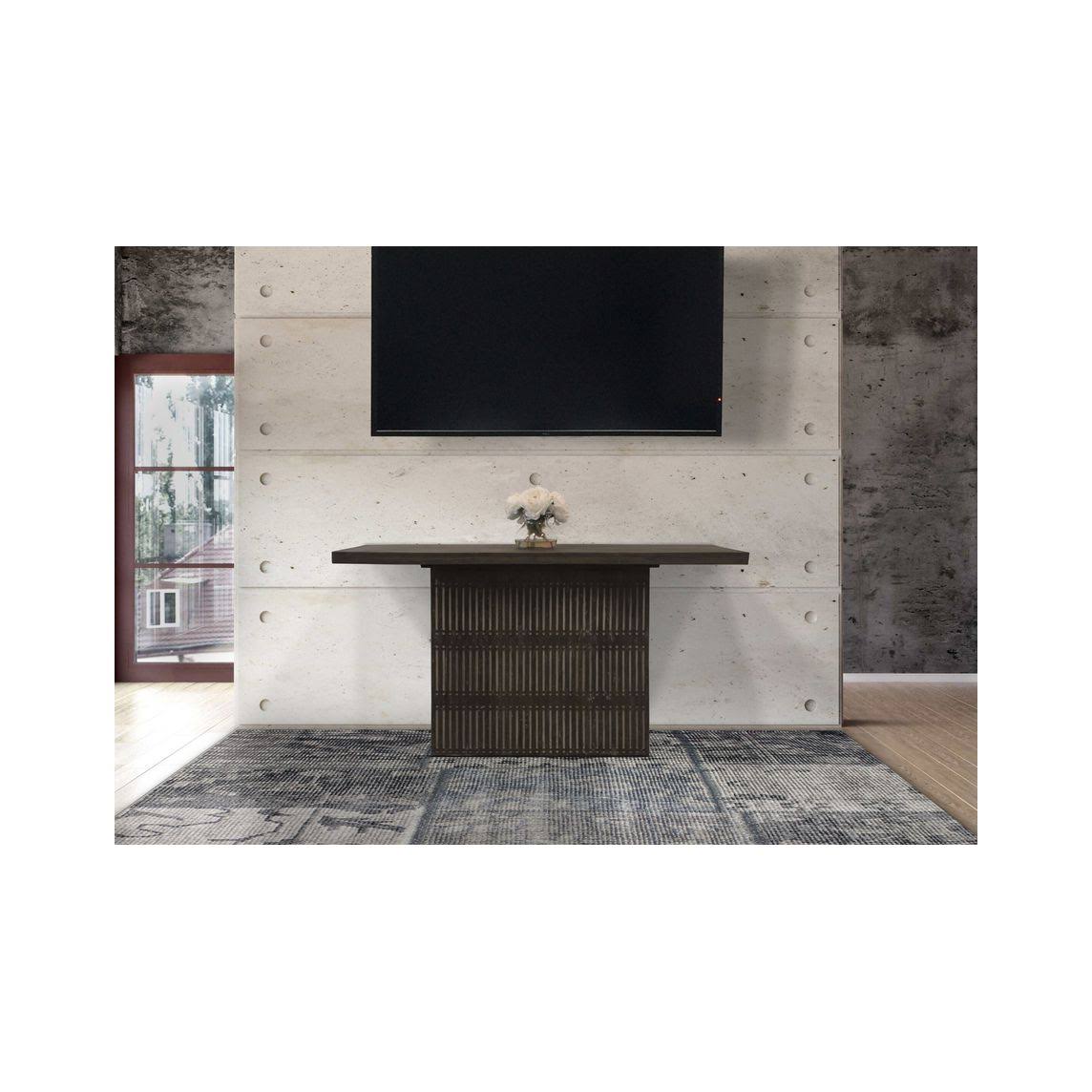 Antique Brown Console Table Z4965
