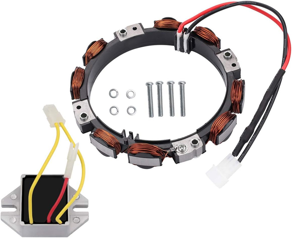 Alternator Dual Circuit with Regulator for Lawn Mower Tractor Pack of 2 U997491