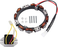 Alternator Dual Circuit with Regulator for Lawn Mower Tractor Pack of 2 U997491