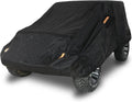2 Door Full Car Cover with Driver Door Zipper X2319