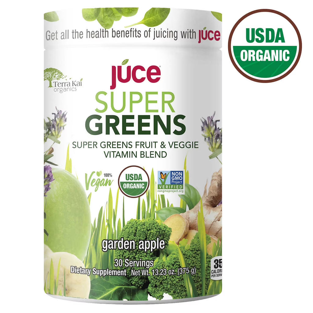 USDA Organic Super Greens Fruit and Veggie Powder, 13.23 Ounces H341