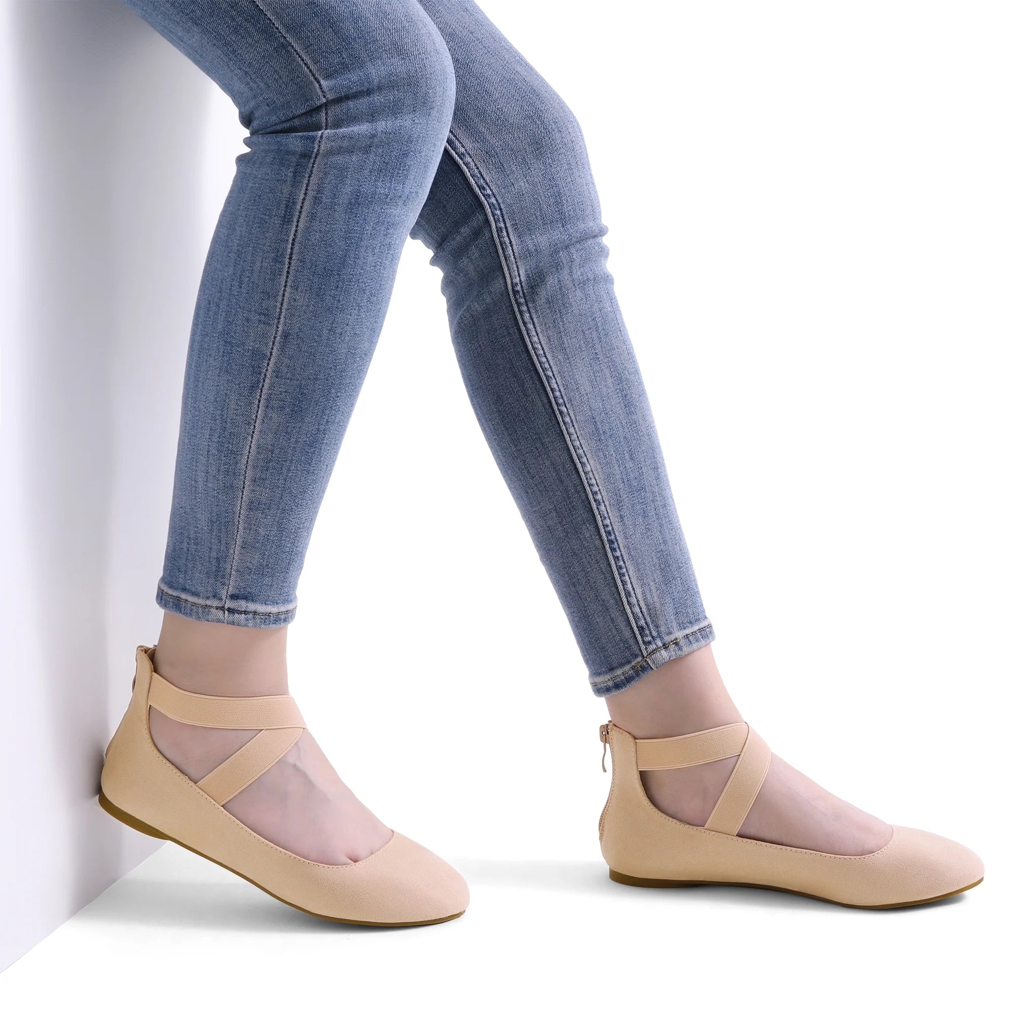Women's Ballet Flats Mary Jane Slip On Shoes A7749