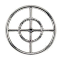 Round Stainless Steel Fire Pit Burner, Natural Gas B82392