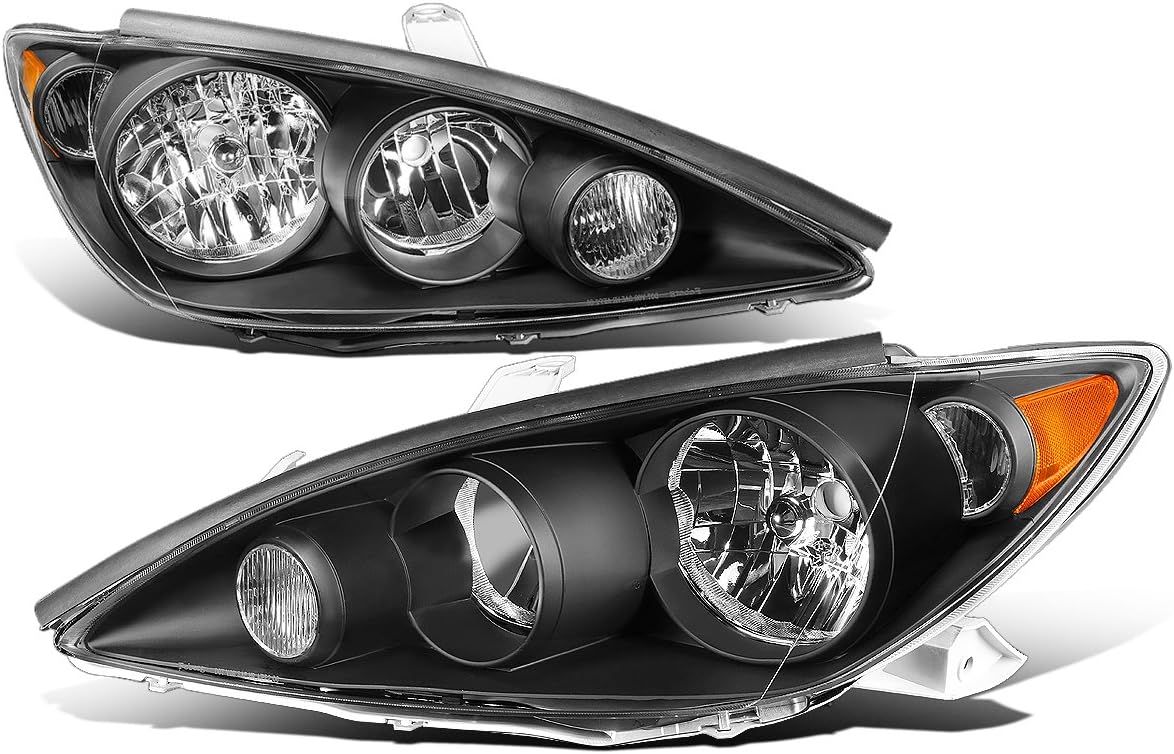Chrome Housing Clear Corner Headlights Assembly for Toyota Camry XV30 05-06 E41637