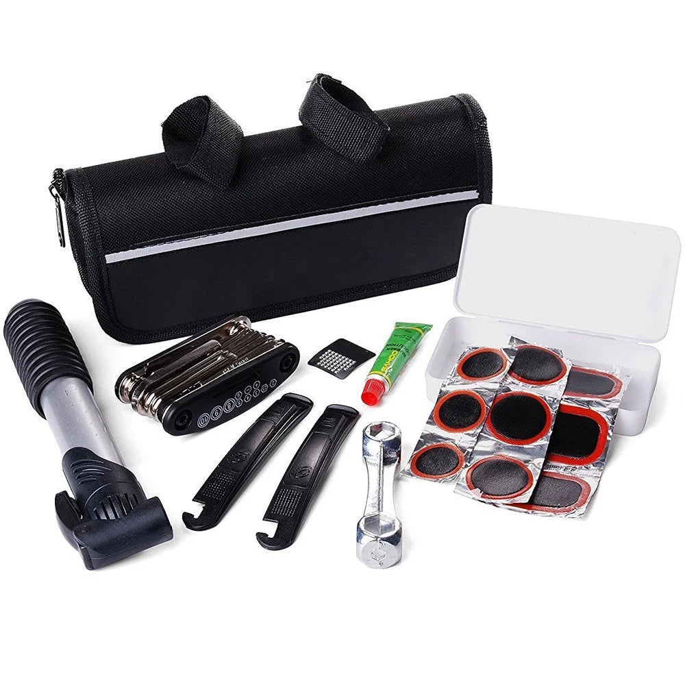 16in1 Multi-function Bike Repair Tool Set With Pump Q833625