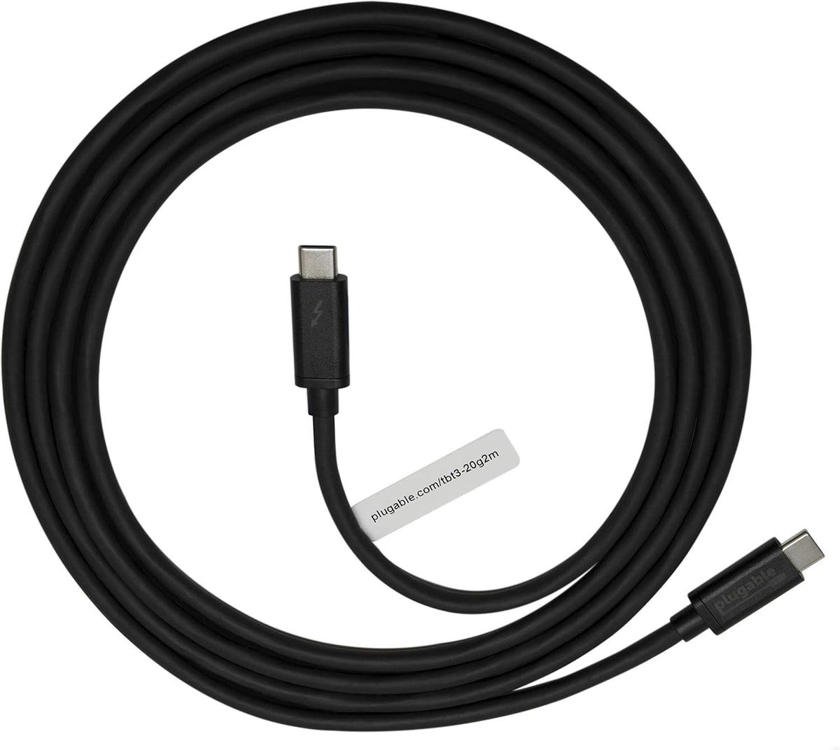 Thunderbolt 3 Cable 20Gbps 100W 6.6ft / 2m USB C Pack of 2 I693386