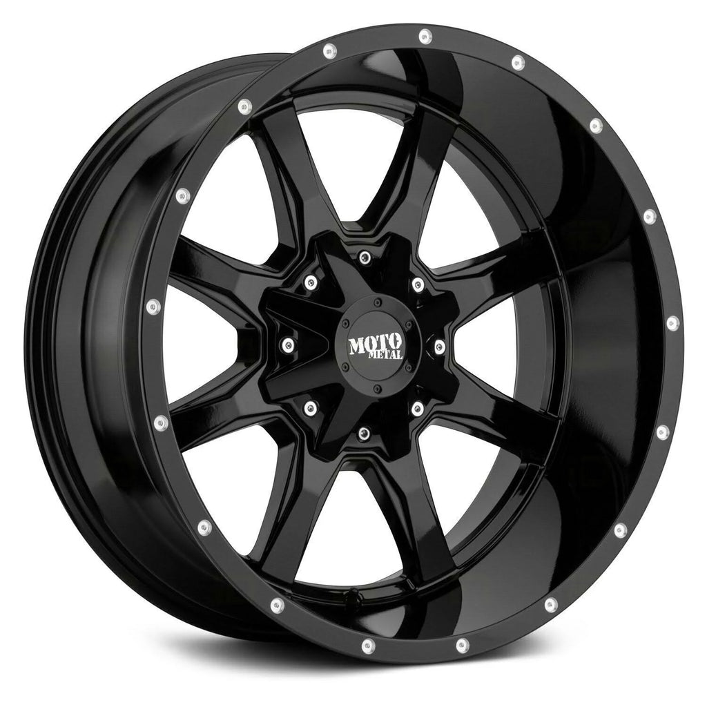 Gloss Black 18x10 8x165.1 -24mm Wheel U4511