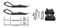 Black Snowmobile Skis with Shaper Bars Complete Kit U15876