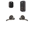 Z-Wave Plus Touchscreen Deadbolt with Passage Levers F89529