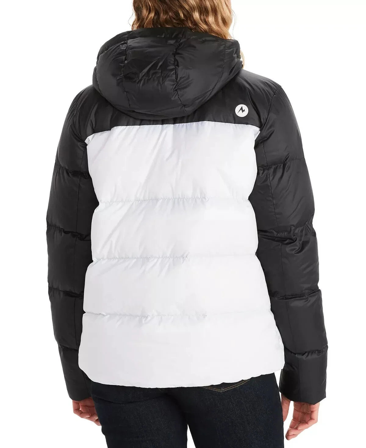 White Black Guides Down Hoody Y3013