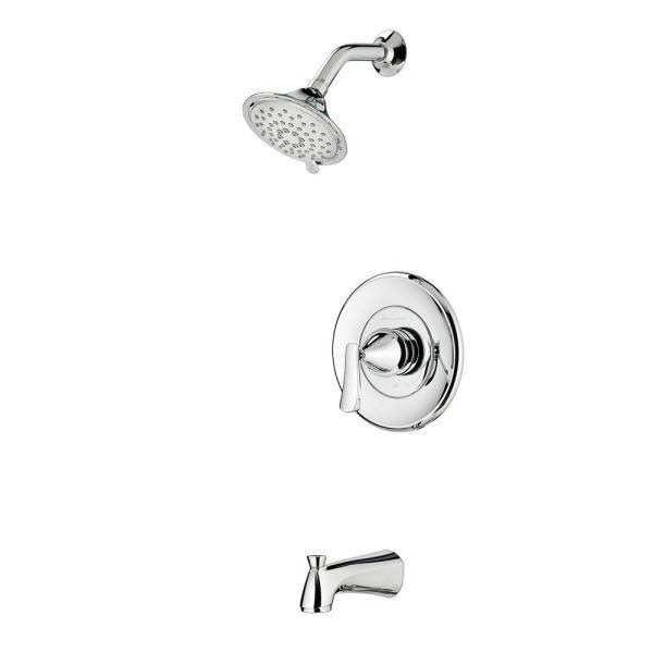 Single-Handle 3-Spray Tub and Shower Faucet Chrome X924
