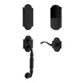 Satin Black Dummy Handleset N38365