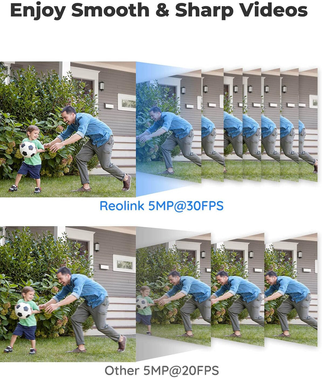 5MP PoE Dome Security Cameras (Pack of 2) X370984