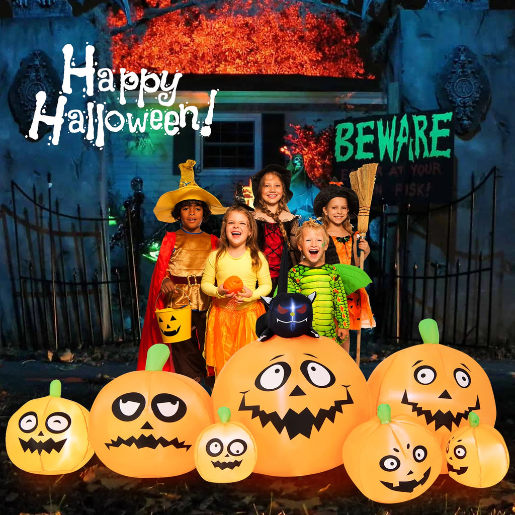 Inflatable Halloween Pumpkins Decor with LED Lights H287