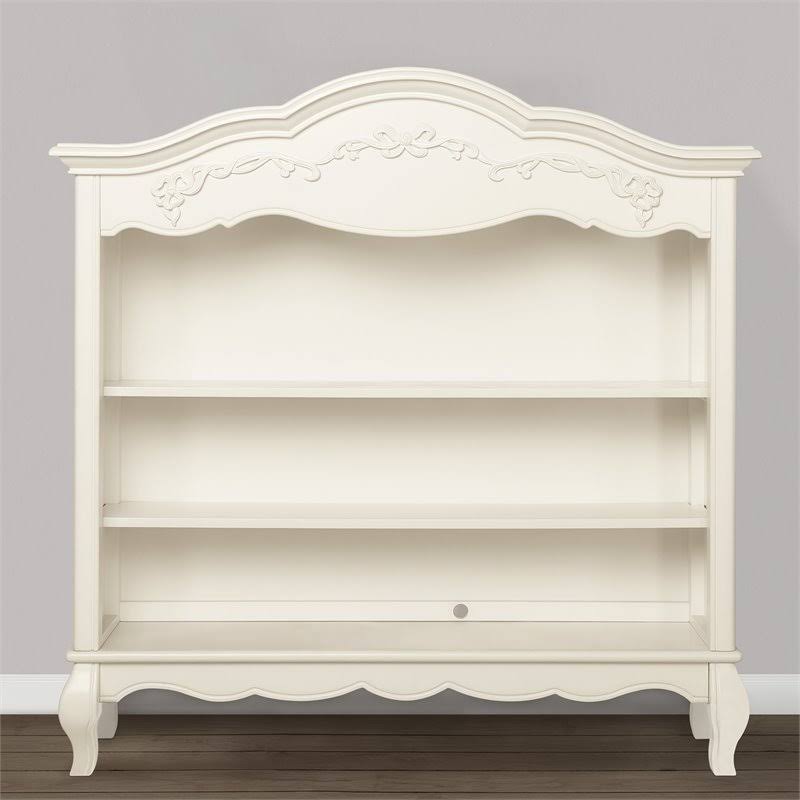 Ivory Lace Hutch Bookcase R68576