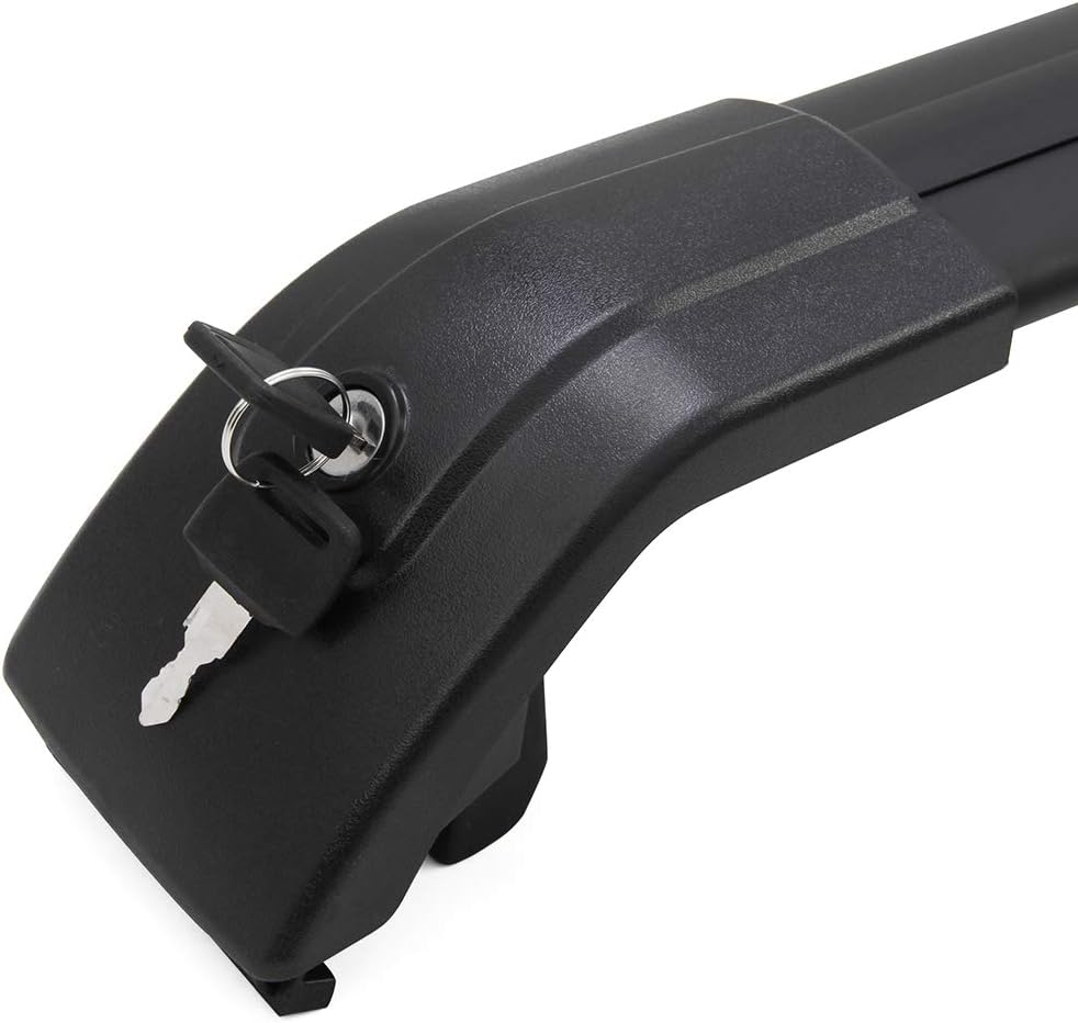 Black Cross Bars Roof Rack Side Rails Z1905