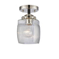 1 Light Semi-Flush Mount D657